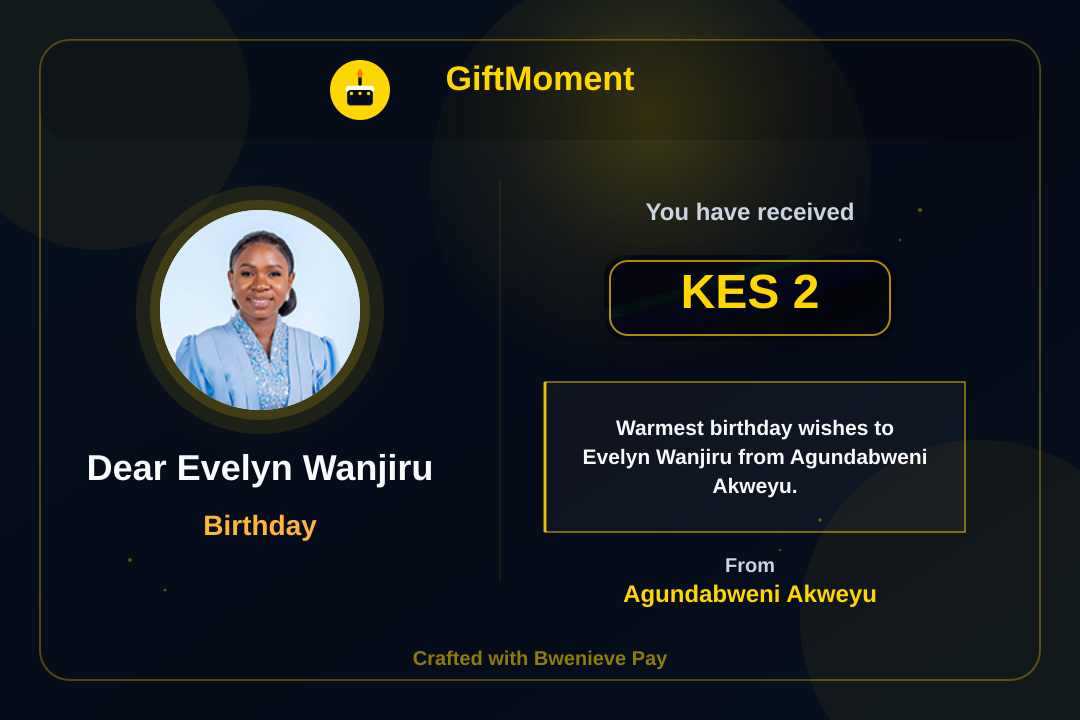 GiftMoment card preview