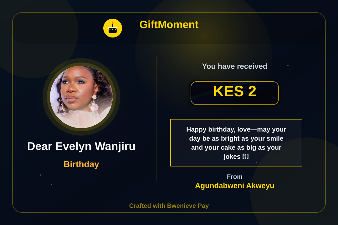 GiftMoment card preview