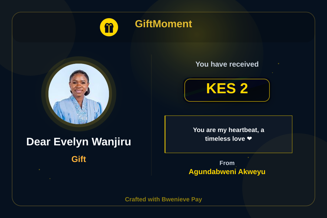 GiftMoment card preview