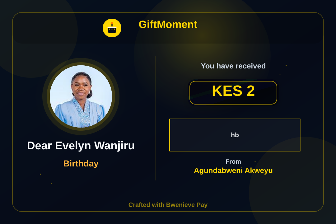 GiftMoment card preview